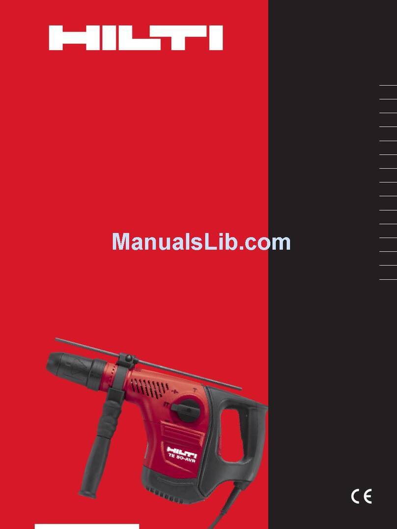 Hilti TE 50 User manual