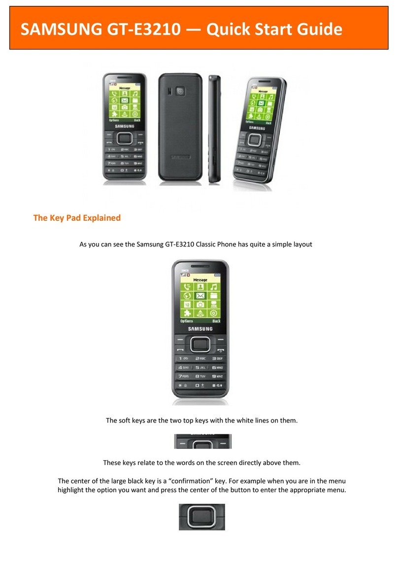 Samsung GT-E3210 User manual Samsung GT-E3210 User manual