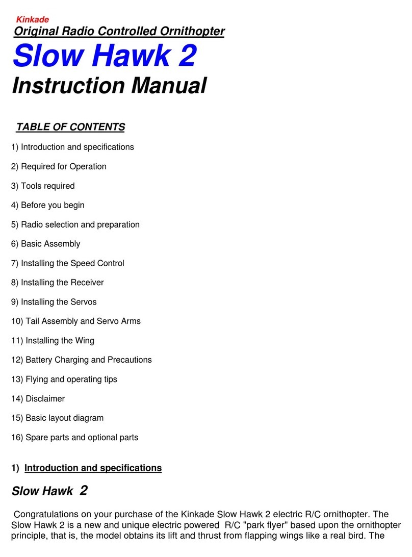 Kinkade Slow Hawk 2 instruction manual