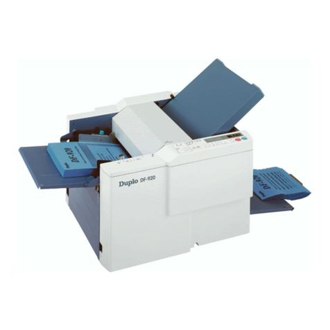 Duplo DF-920 User manual