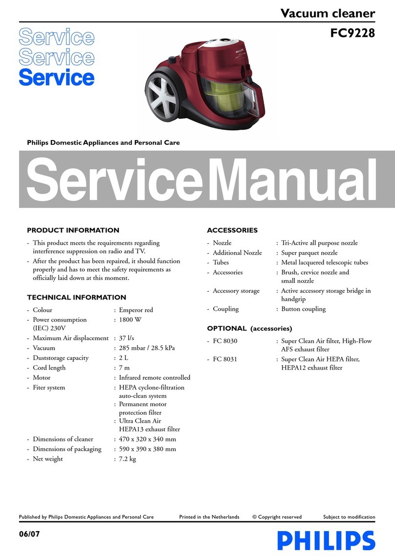 Philips FC9228 User manual Philips FC9228 User manual