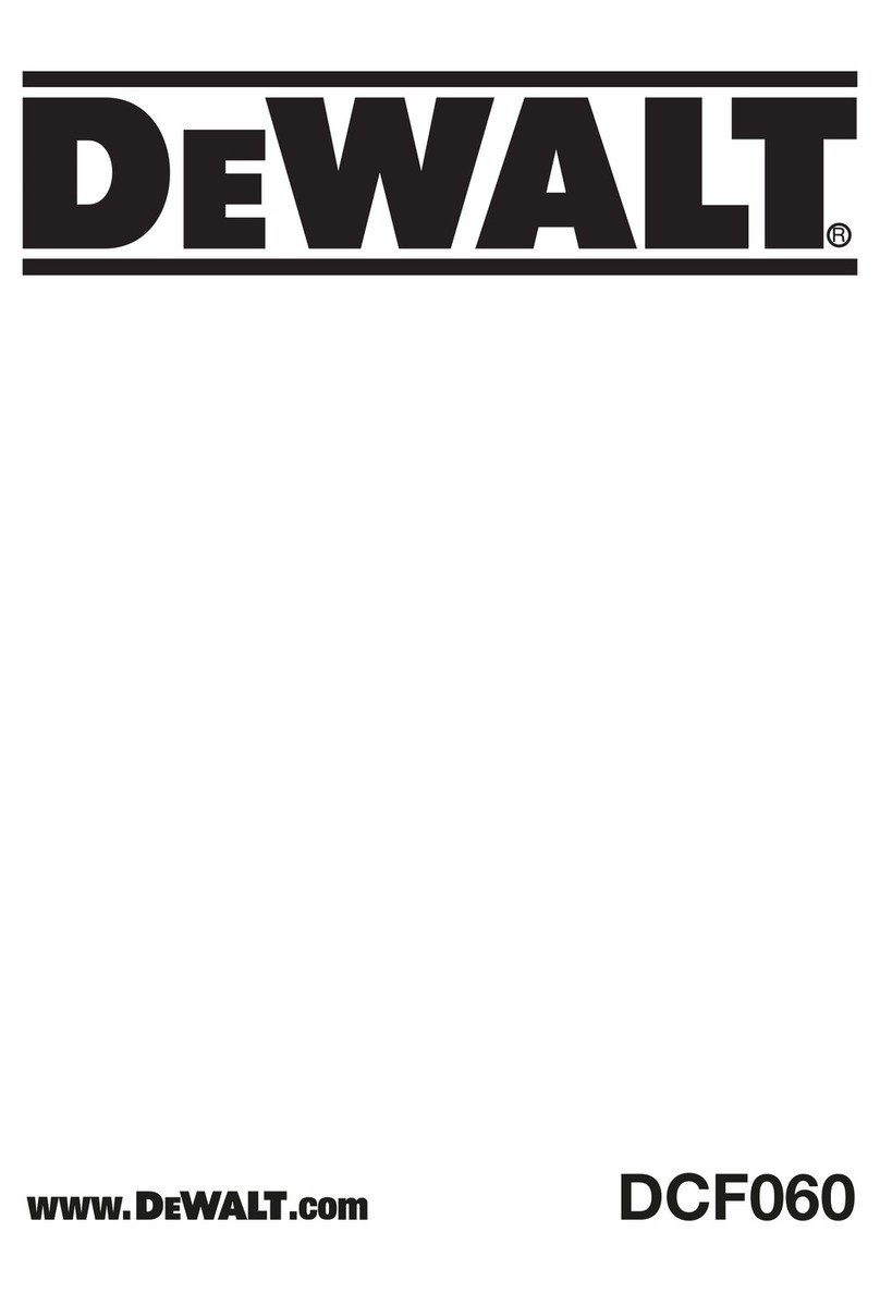 DeWalt DCF060 User manual