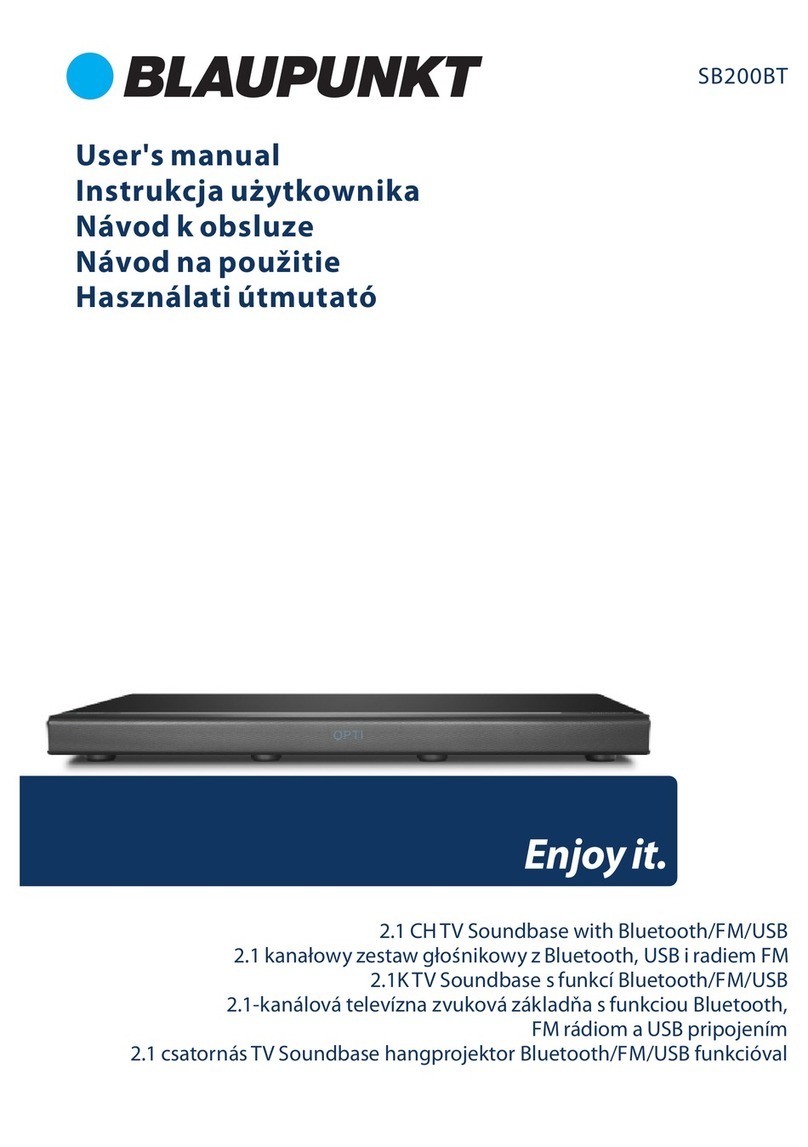 Blaupunkt SB200BT User manual