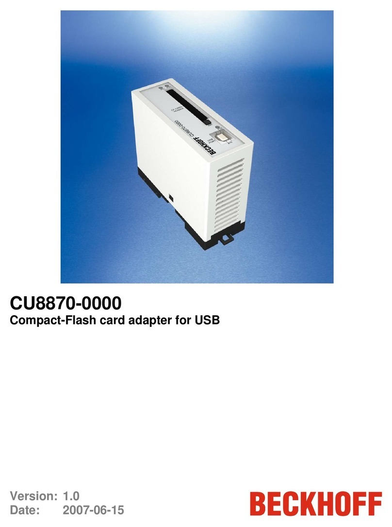 Beckhoff CU8870-0000 manual