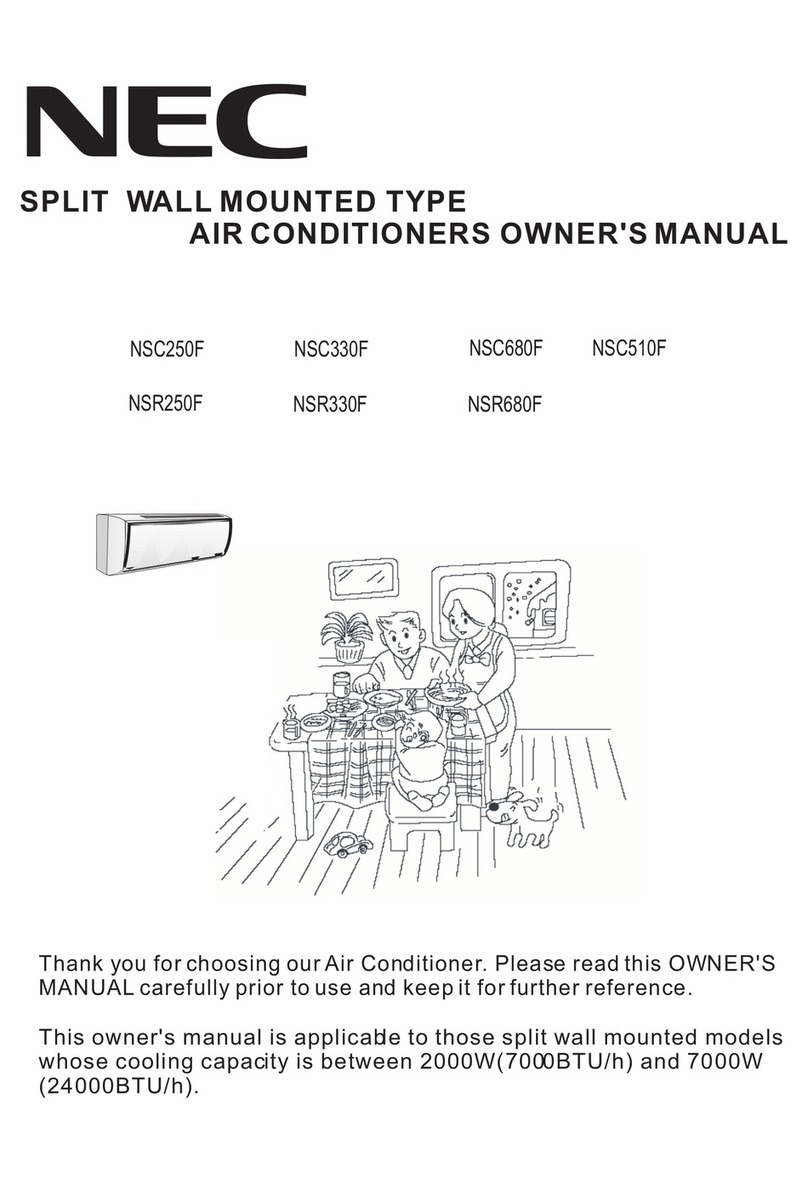 NEC NSC250F User manual
