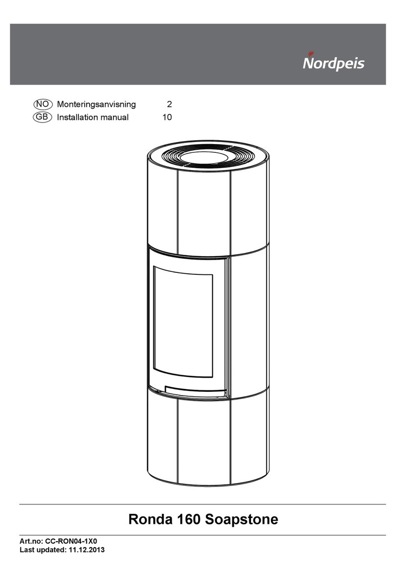 Nordpeis CC-RON04-1X0 Ronda 160 Soapstone installation manual Nordpeis CC-RON04-1X0 Ronda 160 Soapstone installation manual