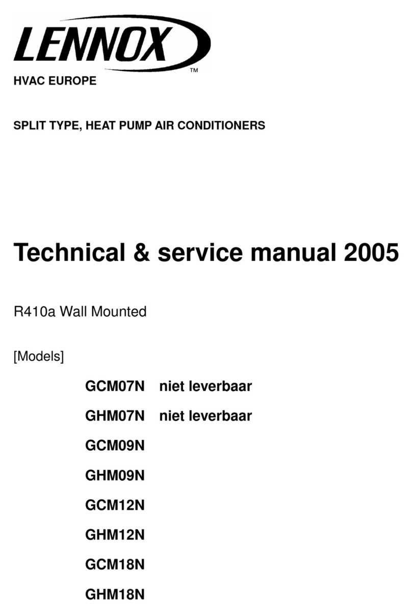 Lennox GCM07N User manual