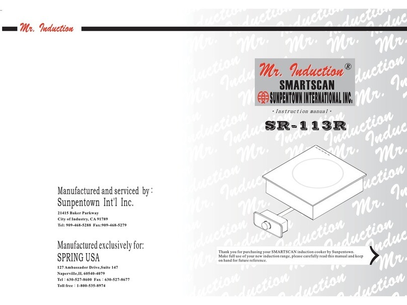Mr. Induction sr-113r User manual