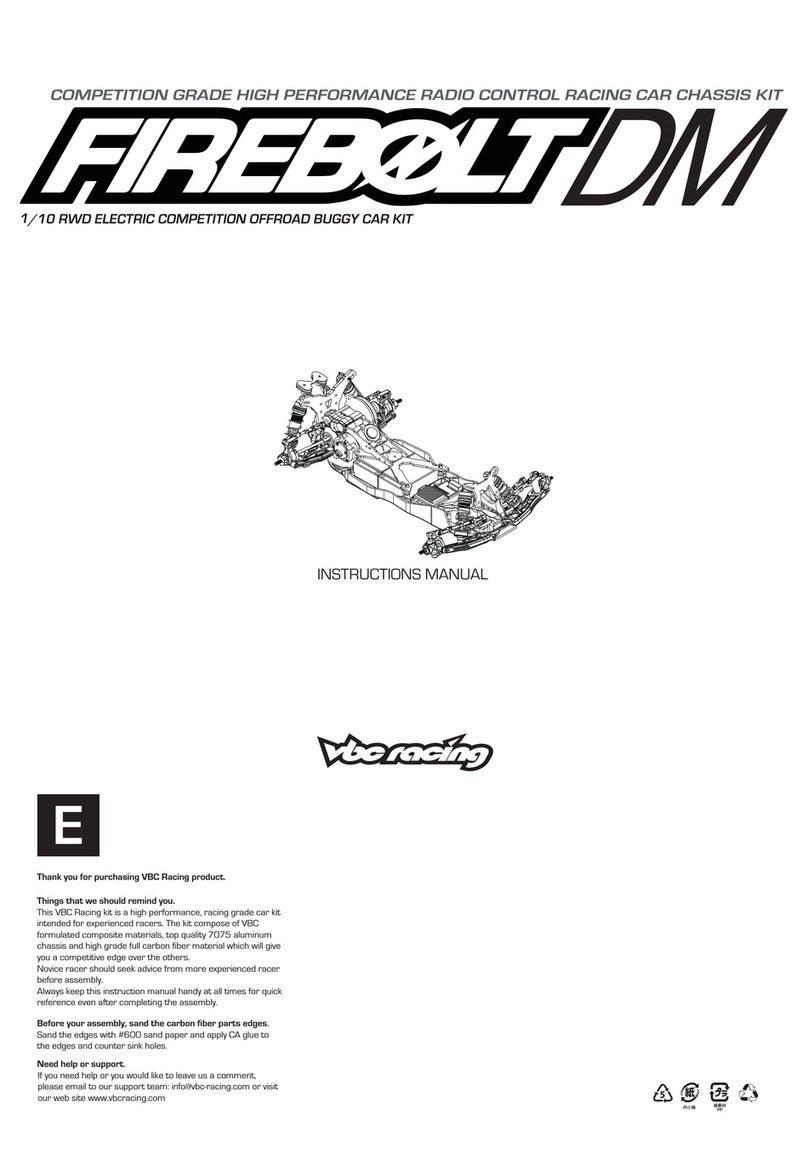VBC Racing Firebolt DM User manual VBC Racing Firebolt DM User manual