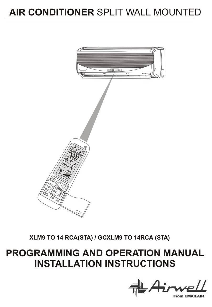 Airwell XLM9STA User manual Airwell XLM9STA User manual