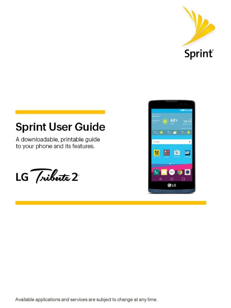 LG Tribute 2 User manual