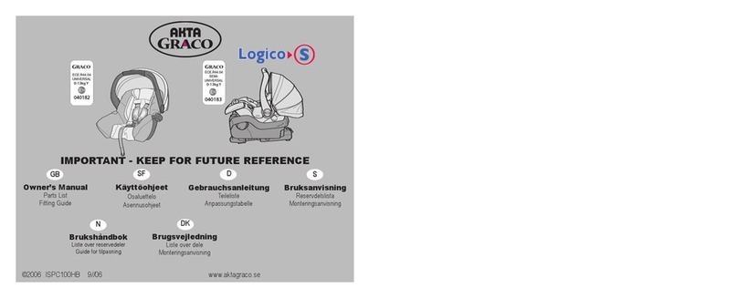 Graco ECE.R44.04 Universal owner's manual