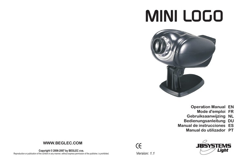 JB Systems MINI LOGO Operation manual