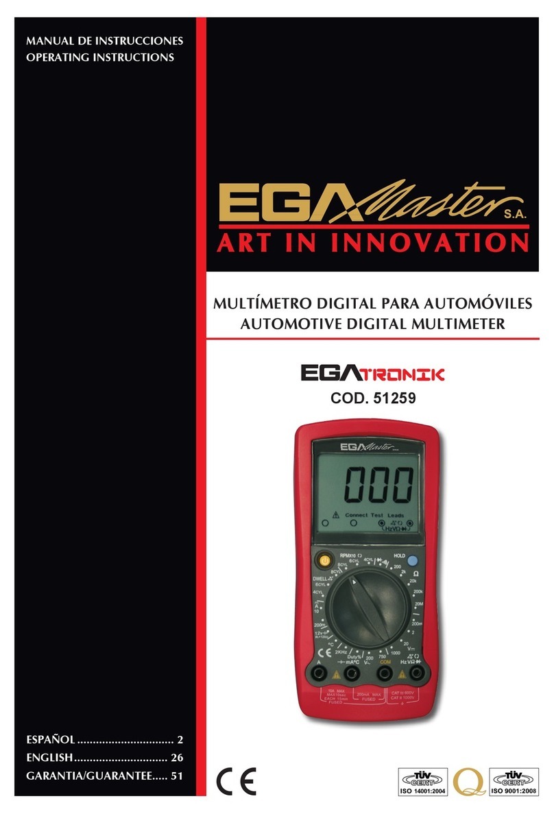 EGAmaster egatronic 51259 user manual