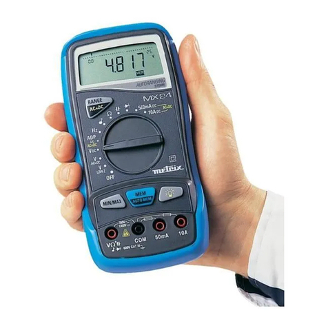 Metrix MX 24 User manual