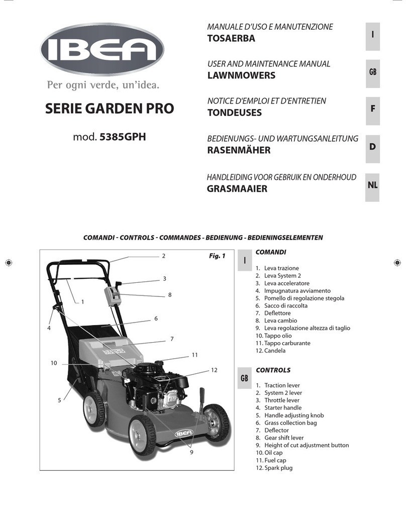 IBEA 5385GPH Operating instructions