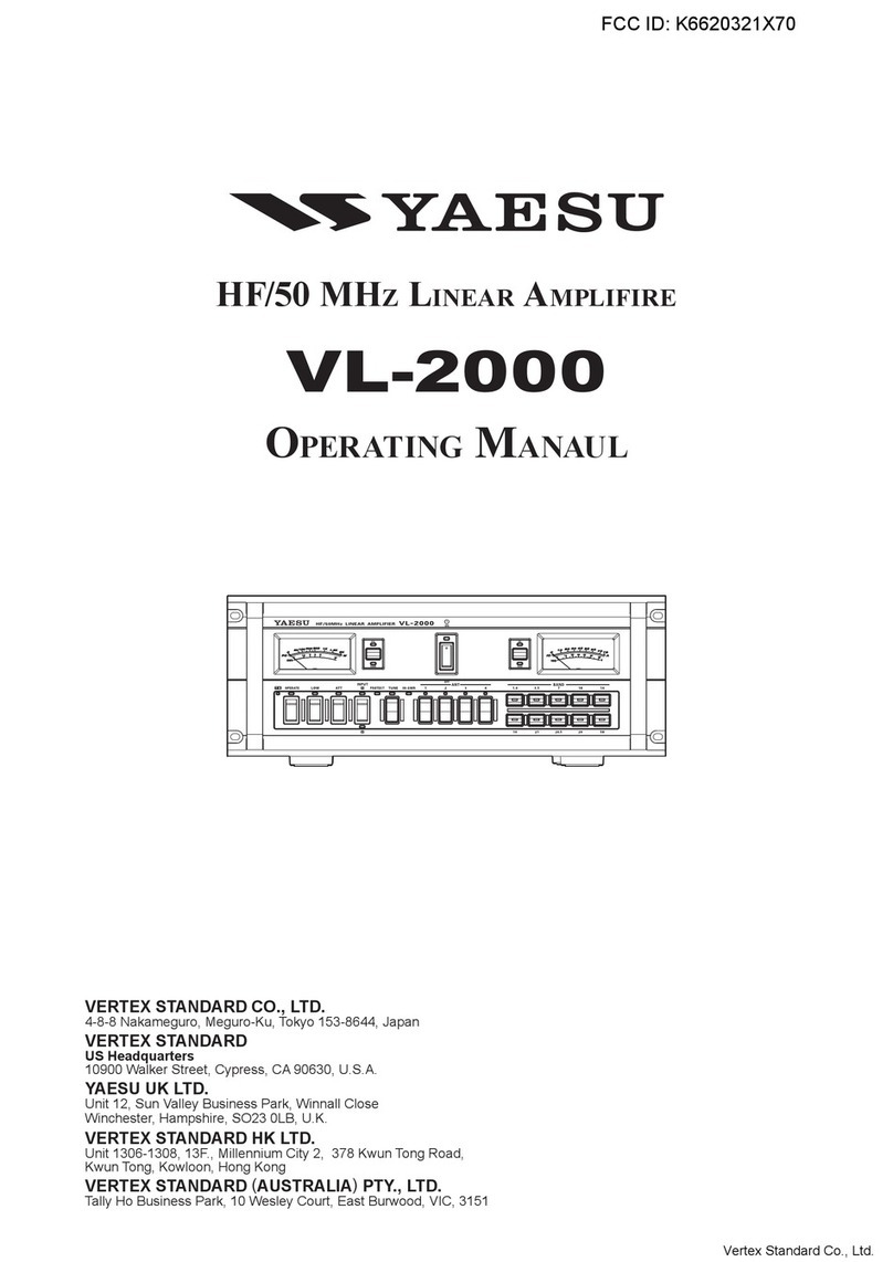 Yaesu VL-2000 operating manual