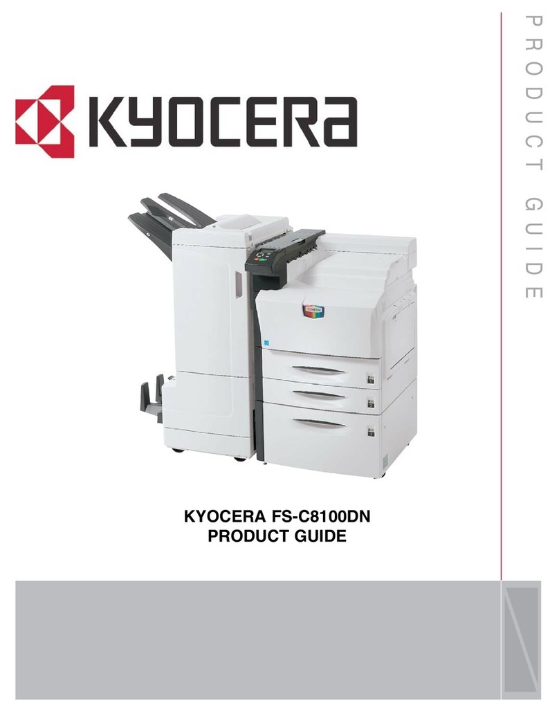 Kyocera KYOCERA FS-C8100DN User manual