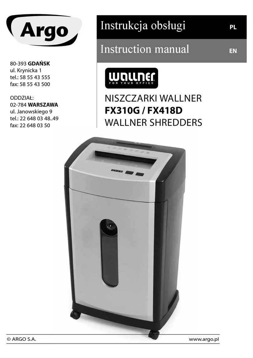 Argo FX310G instruction manual