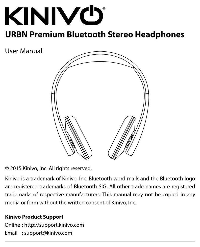 Kinivo URBN user manual