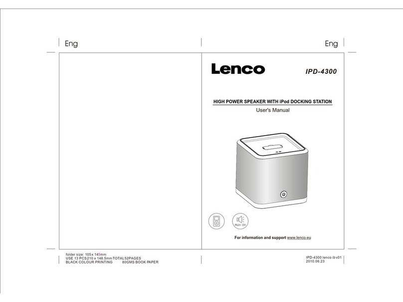 LENCO IPD-4300 user manual