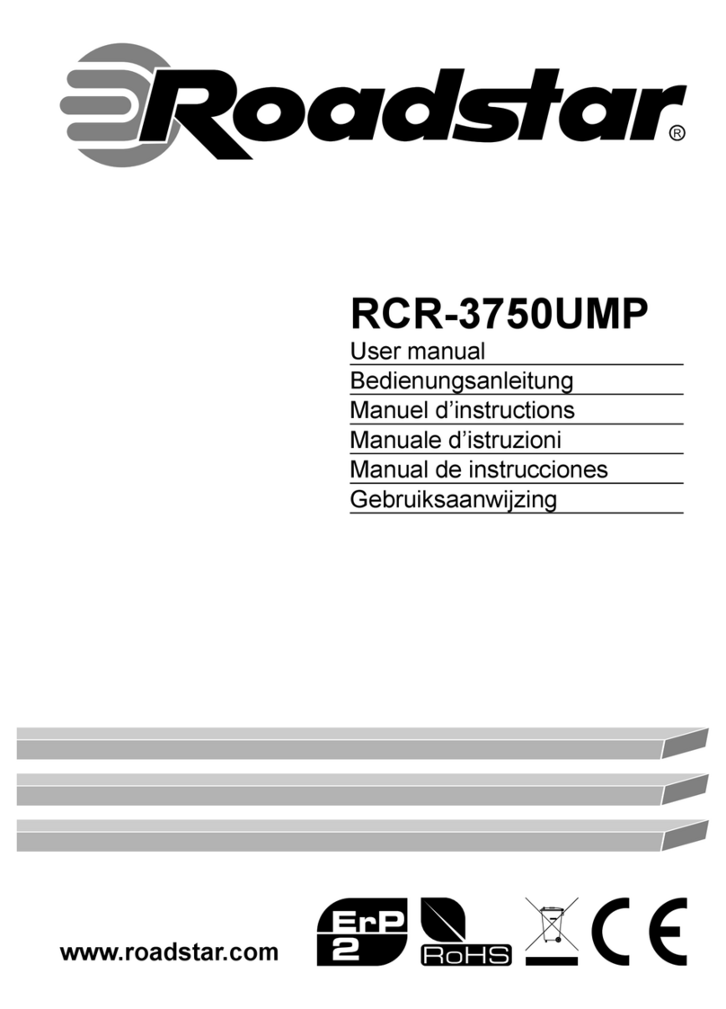 Roadstar RCR-3750UMP user manual