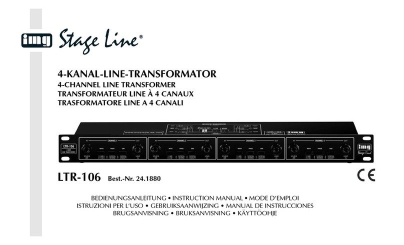 Stageline LTR-106 instruction manual
