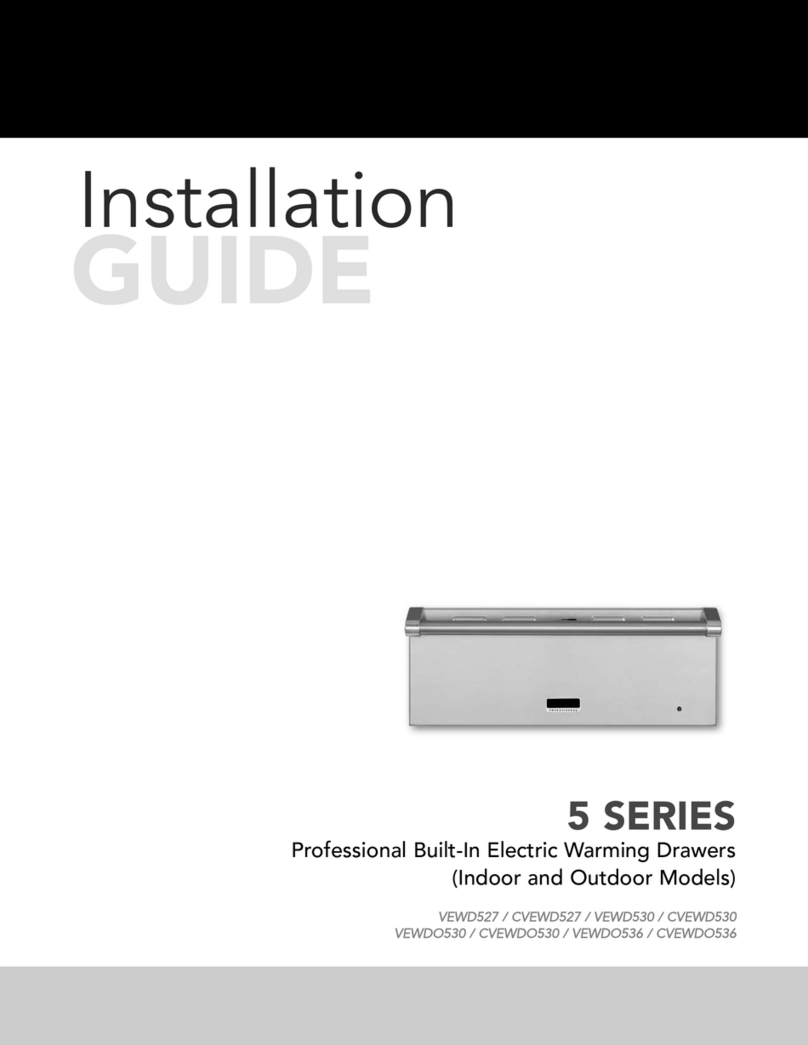 Viking Range VEWD527 installation guide