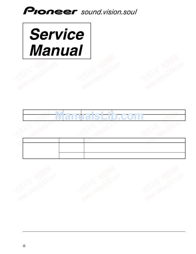 Pioneer Elite PureVision PRO 940HD User manual