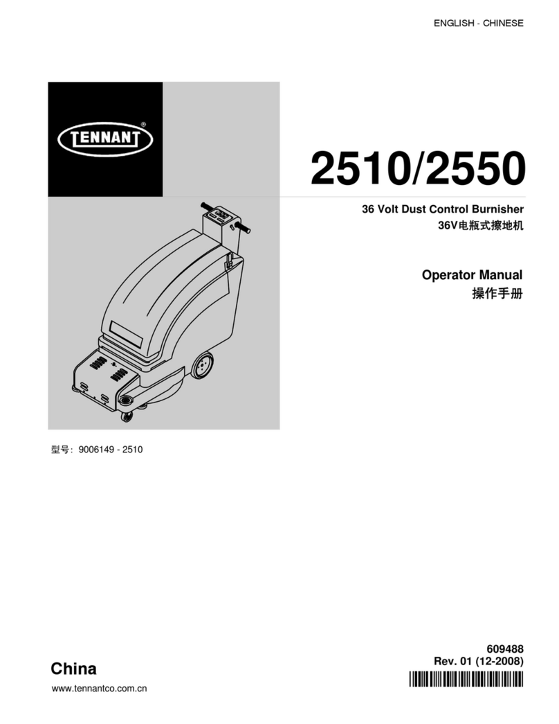 Tennant 2510 User manual