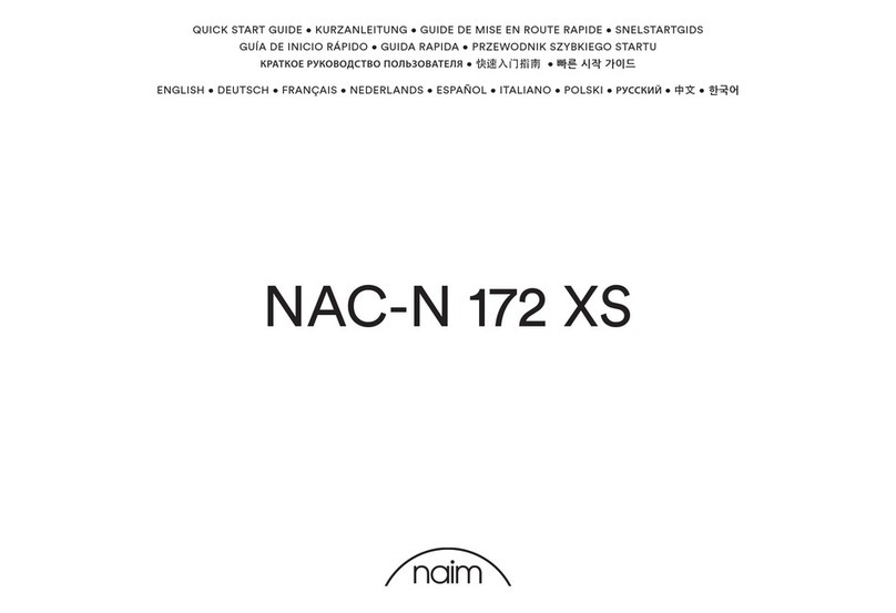 NAIM NAC-N 172 XS User manual