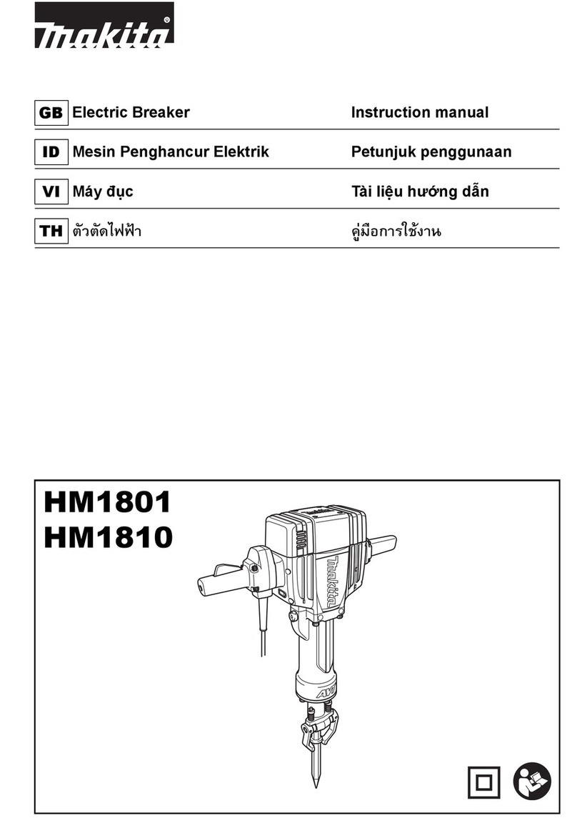 Makita HM1801 instruction manual