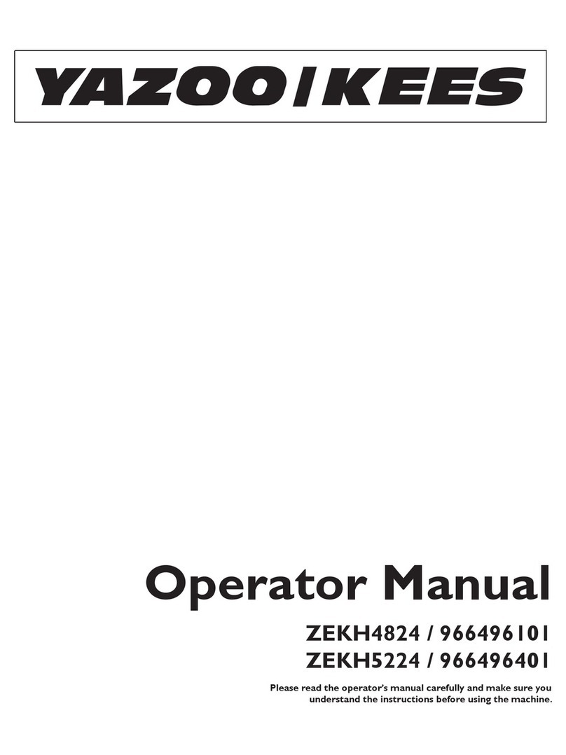 Yazoo/Kees ZEKH4824 Operator's manual