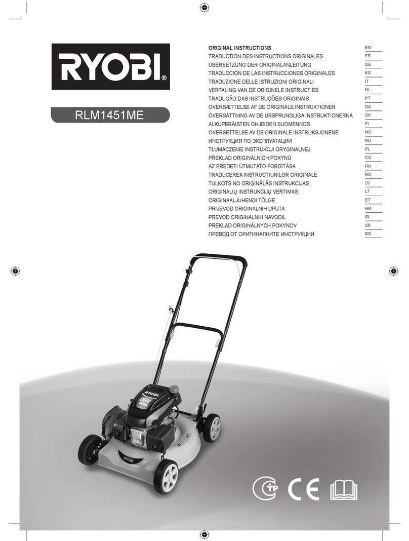 Ryobi rlm1451me User manual