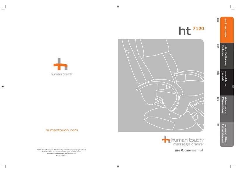 Human Touch ThermoStretch HT-7120 User manual Human Touch ThermoStretch HT-7120 User manual