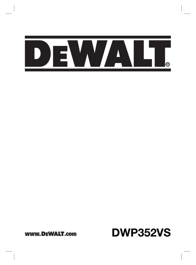 DeWalt DWP352VS user manual