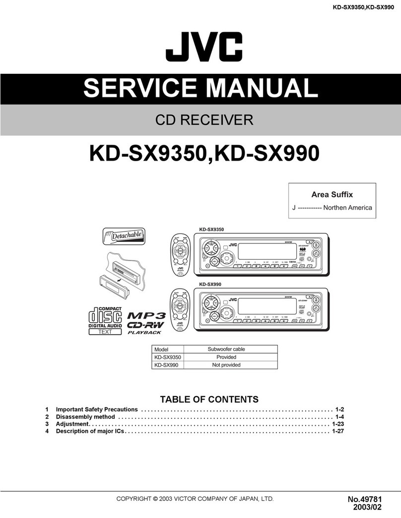 JVC KD-SX9350 User manual