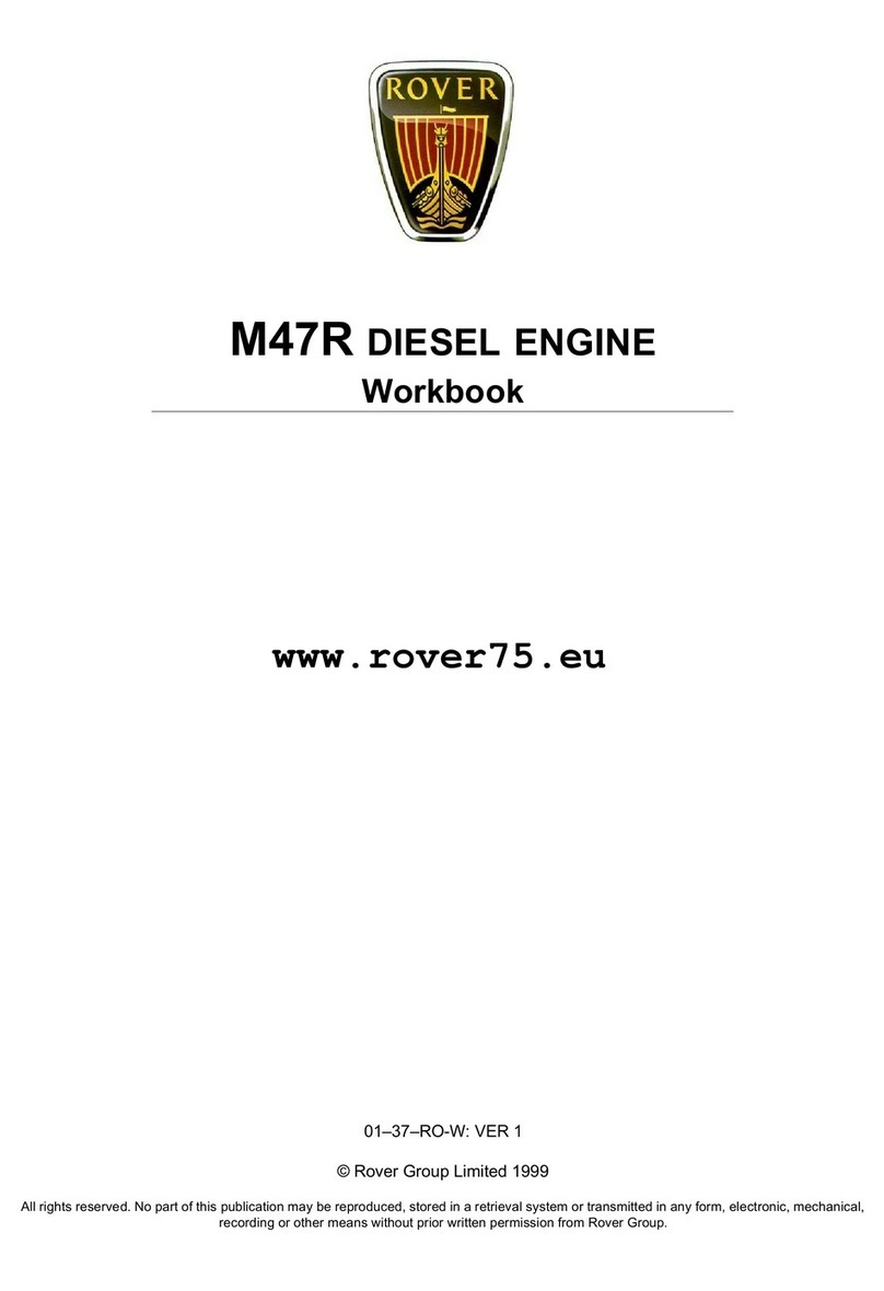 Rover M47R Operation instructions