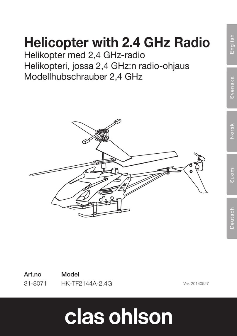 Clas Ohlson HK-TF2144A-2.4G User manual Clas Ohlson HK-TF2144A-2.4G User manual