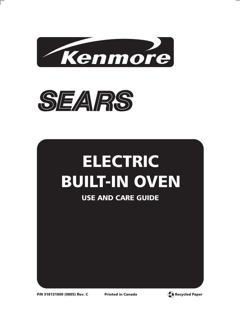 Sears Kenmore C970-418823 User manual