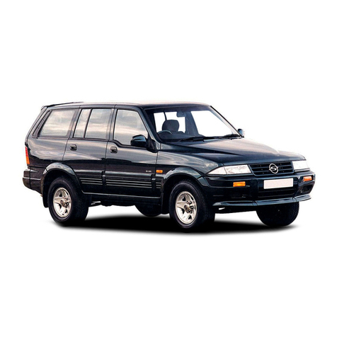 SSANGYONG 1999 Musso User manual
