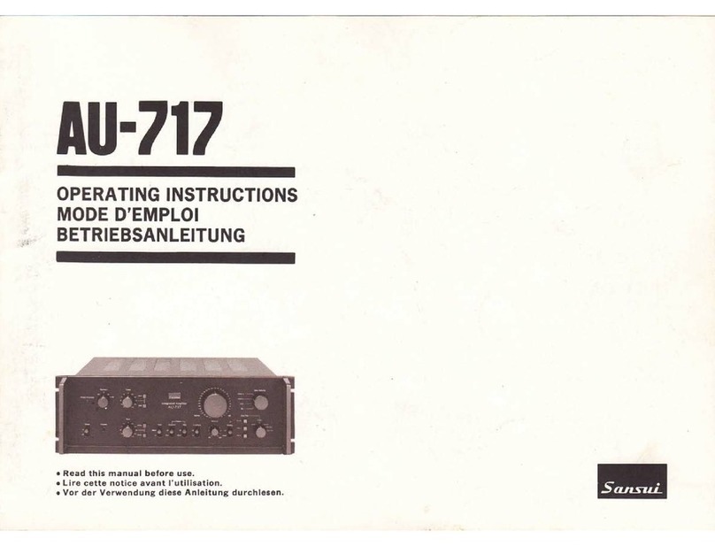 Sansui AU-717 owner's manual