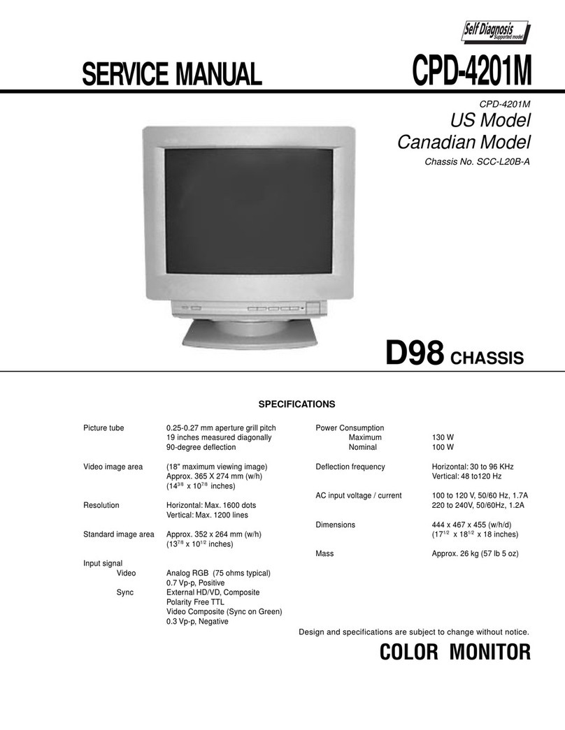 Sony CPD-4201M User manual