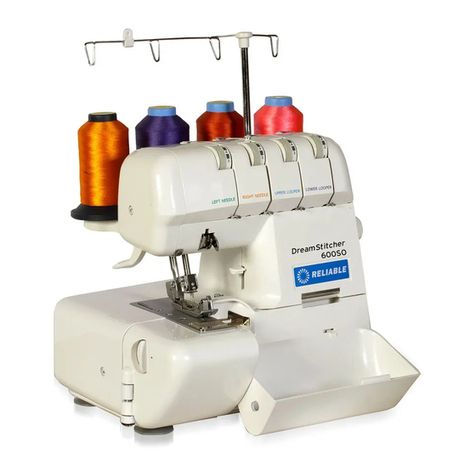 Reliable DREAMSTITCHER 600SO User manual Reliable DREAMSTITCHER 600SO User manual