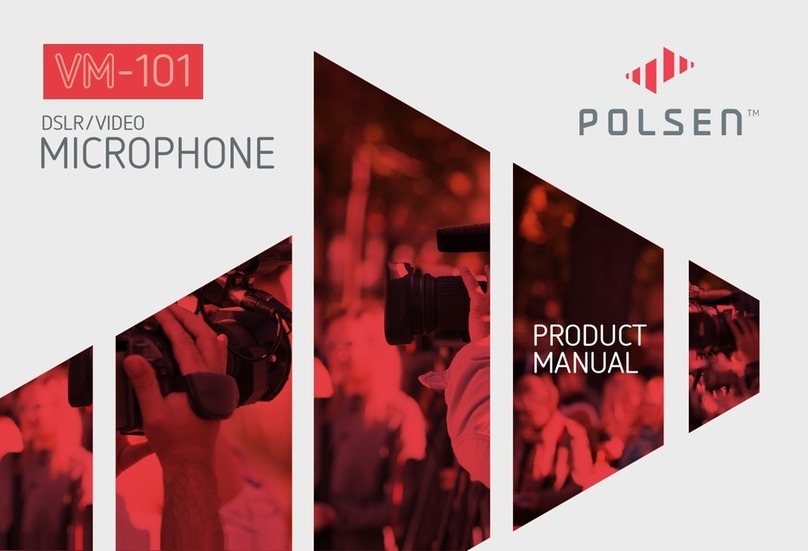 Polsen VM-101 product manual