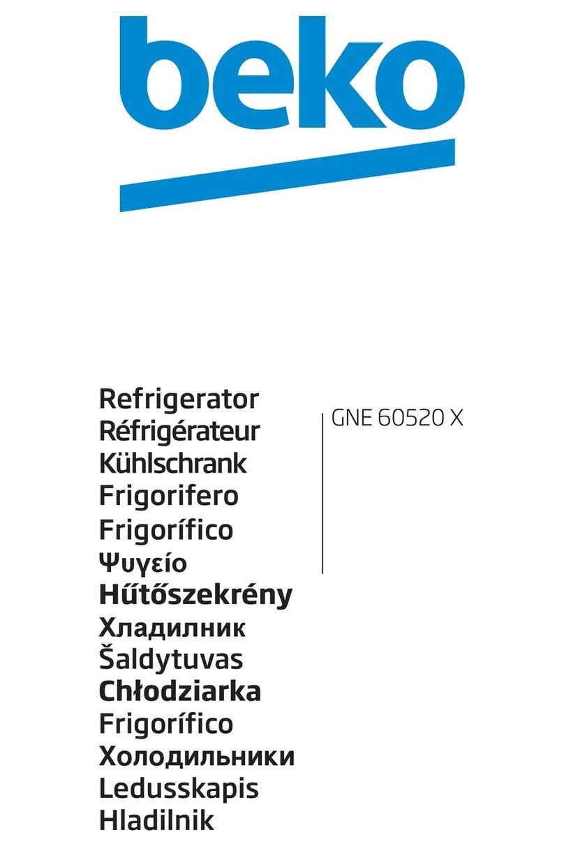 Beko GNE 60520 X User manual