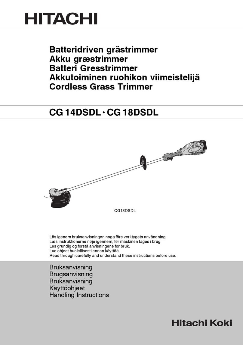 Hitachi CG 14DSDL Handling instructions