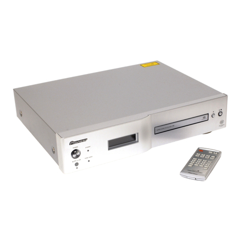 Pioneer Elite PD-D6-J User manual Pioneer Elite PD-D6-J User manual