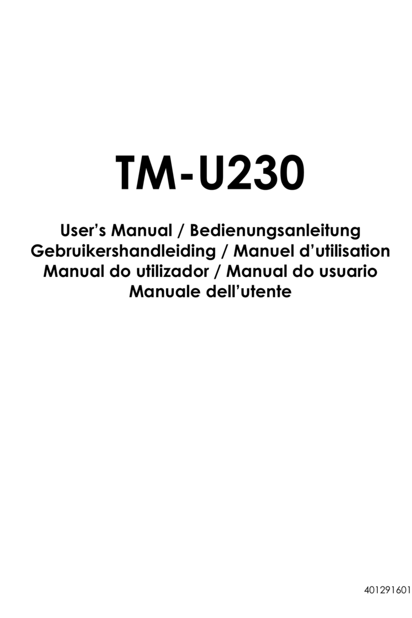 Epson U230 - TM Two-color Dot-matrix Printer User manual