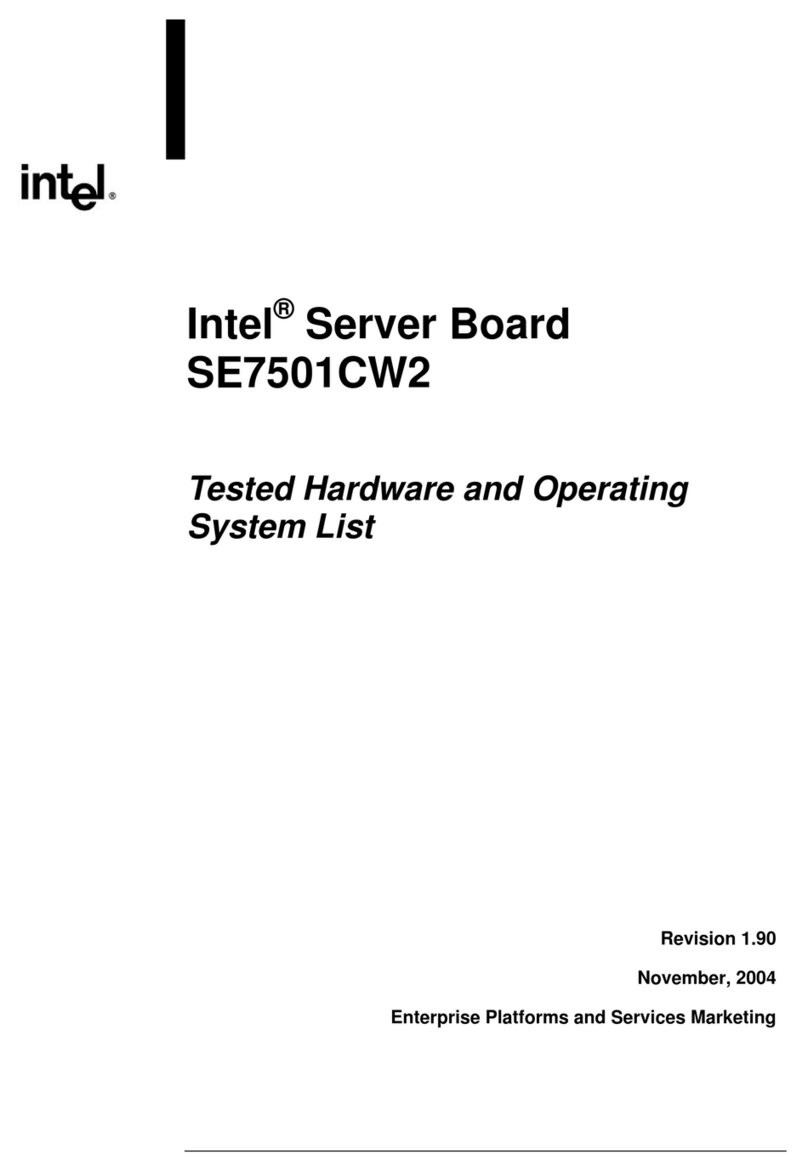 Intel SE7501CW2 User manual